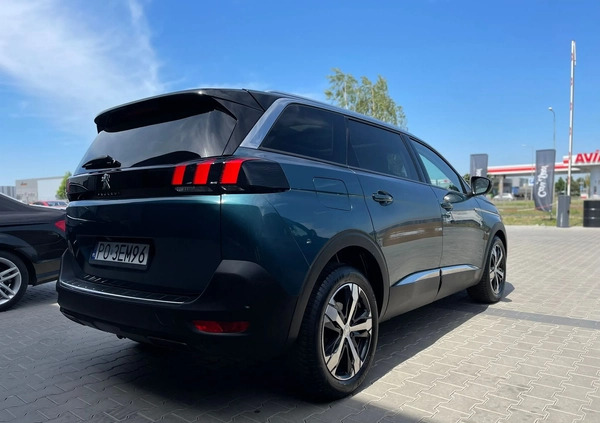 Peugeot 5008 cena 95940 przebieg: 116000, rok produkcji 2017 z Poznań małe 121